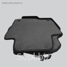 Коврики в салон для Nissan Patrol IV 2010-н.в. (3 ряда, перемычк), 6 шт., текстиль "Comet-Lux", серы