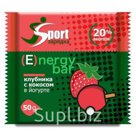 Протеиновые батончики Sport Зарядка™ "Energy bar" со вкусом Клубника/Кокос в йогуртовой глазури