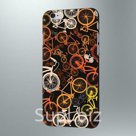 Чехол для iPhone 4/4s Rock'n'Roll "Велосипеды" 