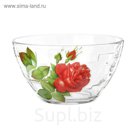 Салатник 250 мл "Алая роза", 11 см