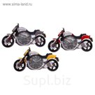 Часы настенные детские "Мотоцикл", микс