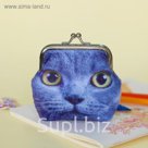Кошелёк "Серый котик"