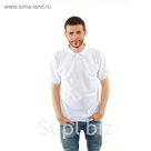 Футболка поло мужская арт.PM0110301031StandartL, цвет белый, р-р 52-54 (XXL)