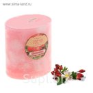 Свеча восковая "Слияние", аромат шиповник