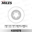 Диск тормозной передний MILES K001079