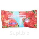 NataM, освежающие влажные салфетки 15шт. эконом (Клубника)