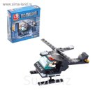 Конструктор Военная полиция "Вертолет", 68 деталей