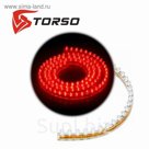 Светодиодная линейка TORSO, 120LED, 120 см, 12 В, IP68, свет красный