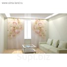 Фотошторы "Чувственные розы", размер 150х260 см, блэкаут