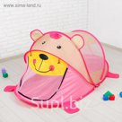 Палатка детская "Мишутка", розовый