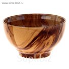 Салатник 600 мл "Радуга", коричневый