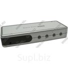 MultiCo EW-K2404DU 4-port DVI USB KVM Switch + 4-port USB2.0 HUB with Cable (КлавиатураUSB + мышьUSB + DVI-I + Audio) + Б.П. ***