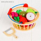 Игровой набор "Фрукты в корзине"