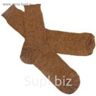 Носки из шерстяной пряжи (верблюжья) с добавлением химических волокон, размер 27