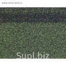 Конек-карниз Шинглас, МИКС Зеленый 1уп. 3м2