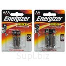 Батарейка Energizer пальчиковая (АА) щелочная LR-06 - 2, комплект 2 шт. - цена за 1 шт. Max
