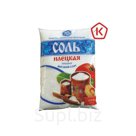 Соль Илецкая высший сорт, помол № 1, пакет 1 кг