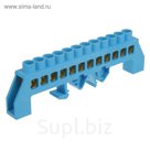 Шина "N" нулевая TDM, 8x12 мм, 12 групп, в изоляторе, SQ0801-0079