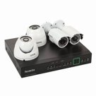 Комплект видеонаблюдения FALCON EYE FE-104AHD KIT «Офис», 4-х канальный, гибридный, 2 внутренние + 2 уличные камеры