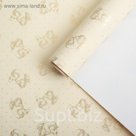 Бумага для декорирования, "Спящий ангел", золотая, 0,7 х 10 м