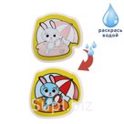 Наклейка для игры в ванной Зайчик