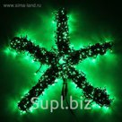 Гирлянда "Спайдер" уличная УМС, компл. 5х20 м, Н.Т., LED-1000-24В, с трансформатором, зелёный