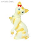 Копилка "Кошка Лапушка" малая, глянец, белая