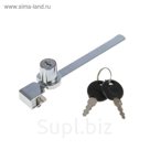 Замок для раздвижных стеклянный дверей, L=140 мм, 2 ключа