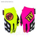 Перчатки FLY RACING KINETIC LADY Pink/Hi-Vis Yellow, 2018, M