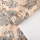 Бумага упаковочная крафт, серо-золотой, 0,5 х 10 м