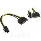 Orient C512 Переходник питания для видеокарт 1SATA M- 6pin Orient Hero