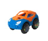 Машинка-неразбивайка оранжево-синяя YATOYA