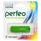 Флеш-диск USB Бренд: Perfeo. Тип: флеш-диск USB. Объем памяти, ГБ: 16. Интерфейс: USB 2.0. Цвет: зеленый. Смотреть товар на сайте поставщика