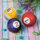Мягкий мяч "Цифры", 5 см, цвета МИКС