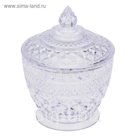 Сахарница 550 мл "Хрусталик", с крышкой