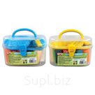 Тесто для лепки: 14 цветов, 205г, ролик, формочки Color Pu