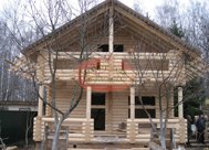 Дом из оцилиндрованного бревна, 7х9м d=200 мм