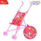 Коляска трость для кукол Слоник пластиковый каркас