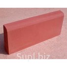 Бордюр тротуарный красный (500х200х50мм)