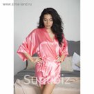 Халат женский "Passion", размер 42-46 (XL), цвет розовый