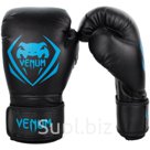 Перчатки боксерские Venum Contender Black Cyan 12 унций