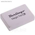 Ластик Mega Top, прямоугольный, натуральный каучук, 35х23х8 мм