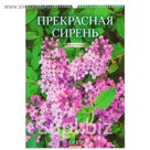 Календарь перекидной, ригель и пружина "Прекрасная сирень" 2019 год, 34х49см