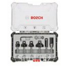 Комплект из 6 фрез BOSCH, 2607017468, хвостовик 6 мм