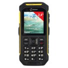 Телефон мобильный SENSEIT P300, 2 SIM, 2,4", MicroSD, рация, ударопрочный, влагозащищенный, желтый