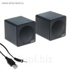 Акустическая система 2.0 CBR CMS 292, 2х2Вт, USB, черные