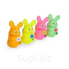 Резиновая игрушка Зайка лапочка МИКС