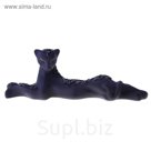 Сувенир "Кошка Багира" большая лежачая, орнамент лак