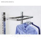 Кронштейн п-образный, L=60 см, хром