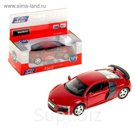 Машина металлическая инерционная Audi R8 GT, масштаб 1:42, МИКС